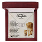 To My Daughter - Always My Baby Girl - Perfect Pair Necklace - Celeste Jewel