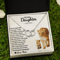 To My Daughter - Always My Baby Girl - Perfect Pair Necklace - Celeste Jewel