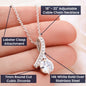 To My Daughter - Always My Baby Girl - Sparkling Radiance Necklace - Celeste Jewel