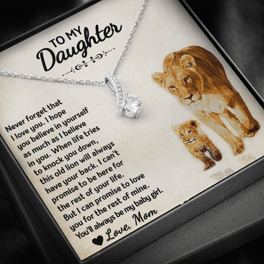 To My Daughter - Always My Baby Girl - Sparkling Radiance Necklace - Celeste Jewel