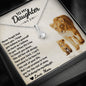 To My Daughter - Always My Baby Girl - Sparkling Radiance Necklace - Celeste Jewel