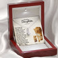 To My Daughter - Always My Baby Girl - Sparkling Radiance Necklace - Celeste Jewel