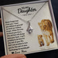 To My Daughter - Always My Baby Girl - Sparkling Radiance Necklace - Celeste Jewel