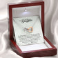 To My Daughter - Always My Little Girl - Interlocking Hearts Necklace - Celeste Jewel