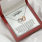 To My Daughter - Always My Little Girl - Interlocking Hearts Necklace - Celeste Jewel