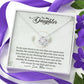 To My Daughter - Always My Little Girl - Love Knot Necklace - Celeste Jewel