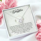 To My Daughter - Always My Little Girl - Love Knot Necklace - Celeste Jewel