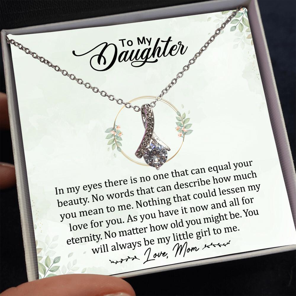 To My Daughter - Always My Little Girl - Sparkling Radiance Necklace - Celeste Jewel