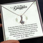 To My Daughter - Always My Little Girl - Sparkling Radiance Necklace - Celeste Jewel