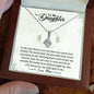 To My Daughter - Always My Little Girl - Sparkling Radiance Necklace - Celeste Jewel