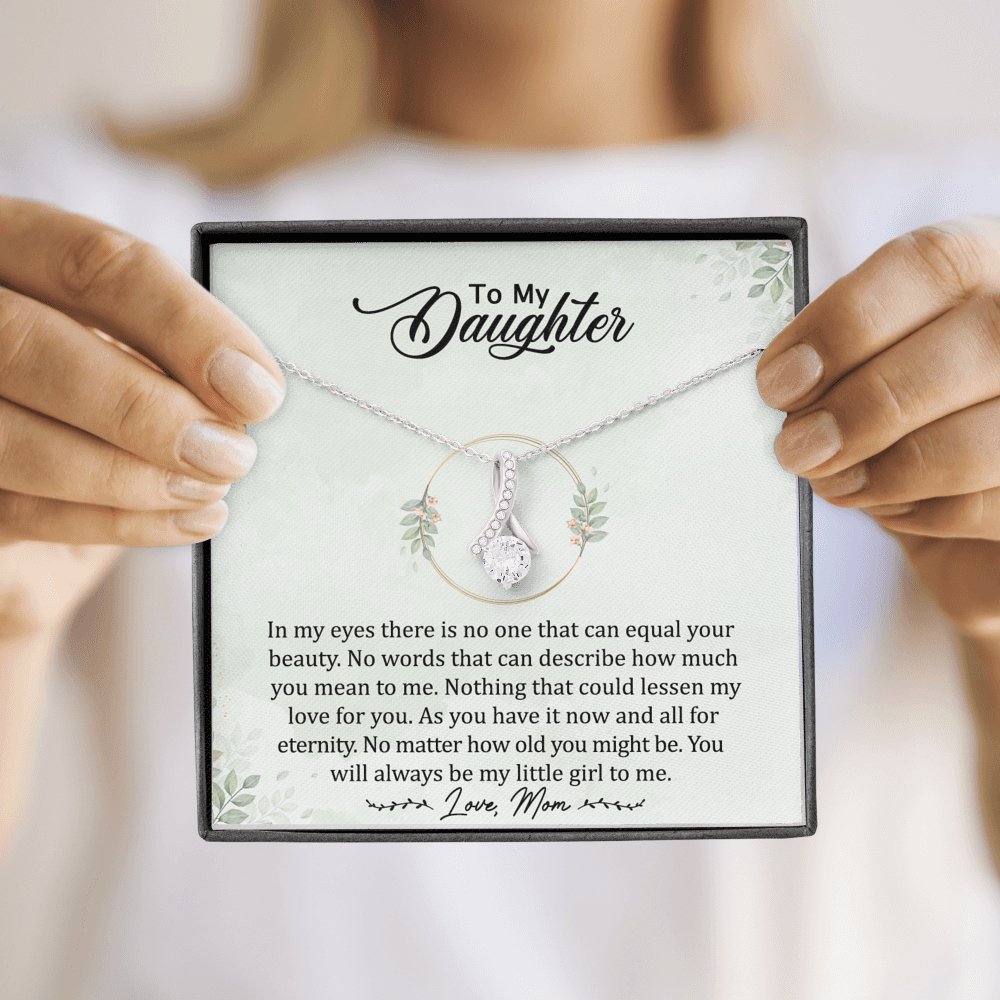 To My Daughter - Always My Little Girl - Sparkling Radiance Necklace - Celeste Jewel