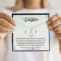 To My Daughter - Always My Little Girl - Sparkling Radiance Necklace - Celeste Jewel