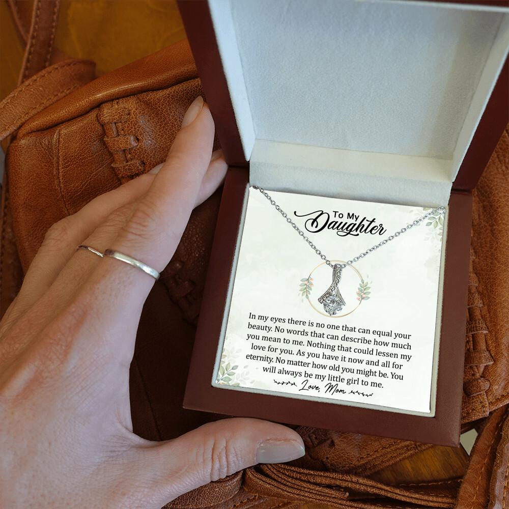 To My Daughter - Always My Little Girl - Sparkling Radiance Necklace - Celeste Jewel