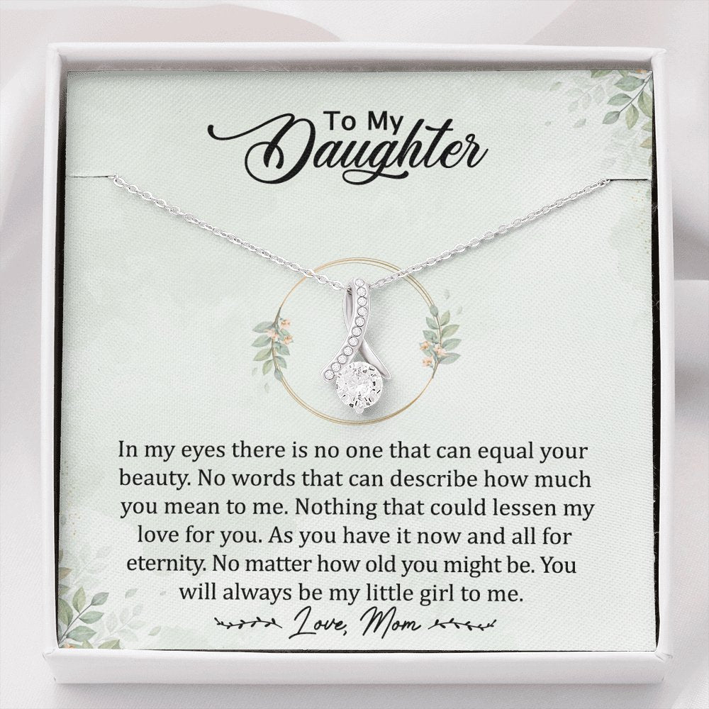 To My Daughter - Always My Little Girl - Sparkling Radiance Necklace - Celeste Jewel