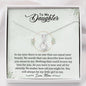 To My Daughter - Always My Little Girl - Sparkling Radiance Necklace - Celeste Jewel