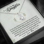 To My Daughter - Always My Little Girl - Sparkling Radiance Necklace - Celeste Jewel