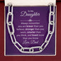 To My Daughter - Always Remember - Forever Linked Necklace - Celeste Jewel