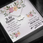 To My Daughter - Amazing Child - Love & Hugs Necklace - Celeste Jewel