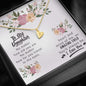 To My Daughter - Amazing Child - Love & Hugs Necklace - Celeste Jewel