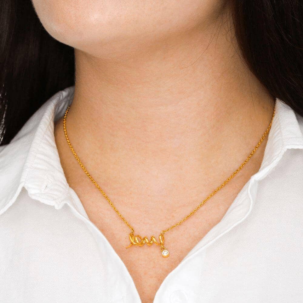 To My Daughter - Braver Stronger Smarter - Dainty Necklace - Celeste Jewel