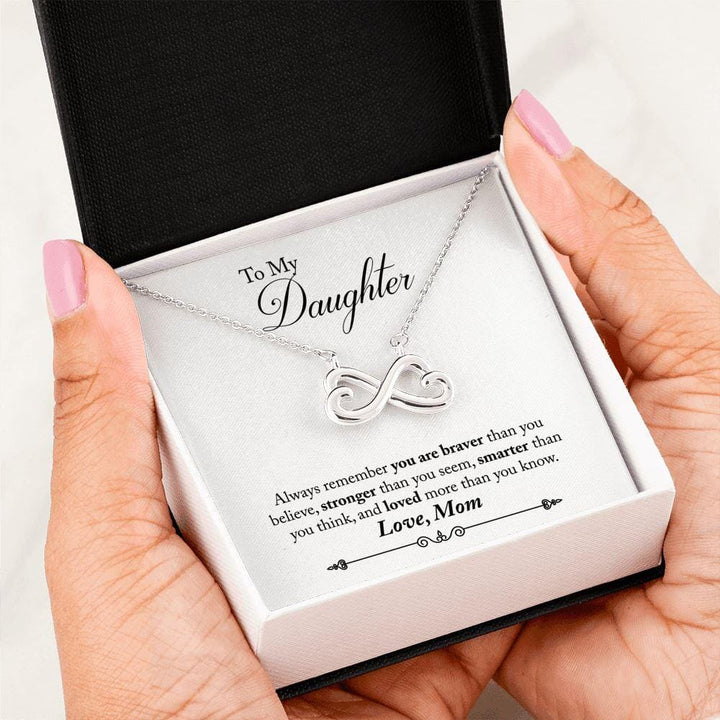 Daughter hot sale infinity necklace