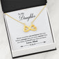 To My Daughter - Braver Stronger Smarter - Infinity Necklace Jewelry 