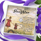 To My Daughter - Can't Imagine - Love Knot Necklace - Celeste Jewel