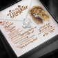 To My Daughter - Carry You In My Heart - Love Knot Necklace - Celeste Jewel