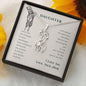 To My Daughter - Encouraging You - Hugging Giraffe Necklace - Celeste Jewel