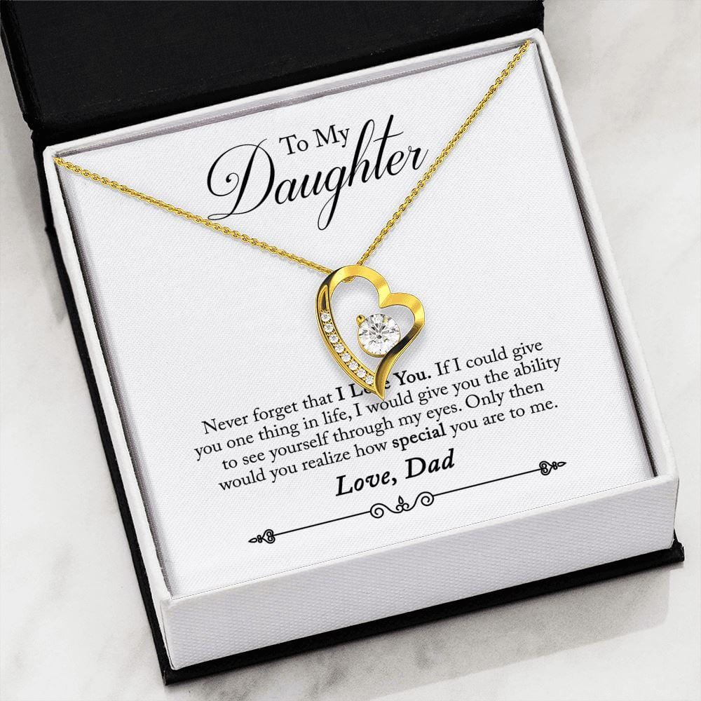 To My Daughter - How Special You Are - Eternal Love Necklace - Celeste Jewel