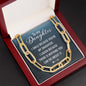 To My Daughter - I Smile - Forever Linked Necklace - Celeste Jewel