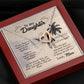 To My Daughter - I'll Always Be With You - Interlocking Hearts Necklace - Celeste Jewel
