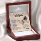 To My Daughter - I'll Always Be With You - Interlocking Hearts Necklace - Celeste Jewel