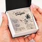 To My Daughter - I'll Always Be With You - Interlocking Hearts Necklace - Celeste Jewel