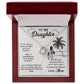 To My Daughter - I'll Always Be With You - Love Knot Necklace - Celeste Jewel