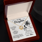 To My Daughter - I'll Always Be With You - Love Knot Necklace Jewelry 