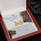 To My Daughter-In-Law - You Are A Blessing - Infinity Necklace - Celeste Jewel