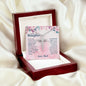 To My Daughter - In My Eyes - Cubic Zirconia Cross Necklace - Celeste Jewel