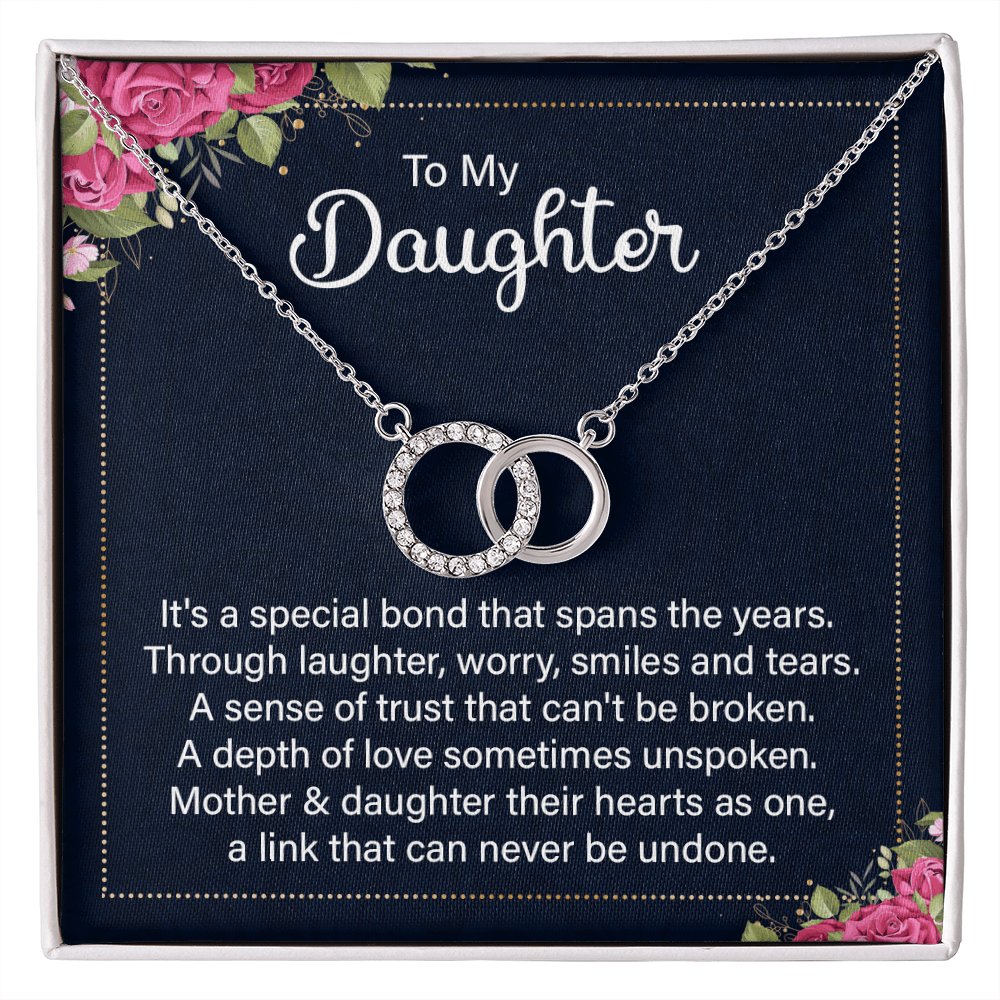 To My Daughter - It's A Special Bond - Perfect Pair Necklace - Celeste Jewel