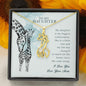 To My Daughter - Little Star - Hugging Giraffe Necklace - Celeste Jewel