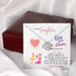 To My Daughter - Live Your Dream - Love Knot Necklace - Celeste Jewel