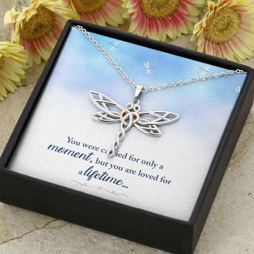 To My Daughter - Loved For A Lifetime - Dragonfly Necklace - Celeste Jewel