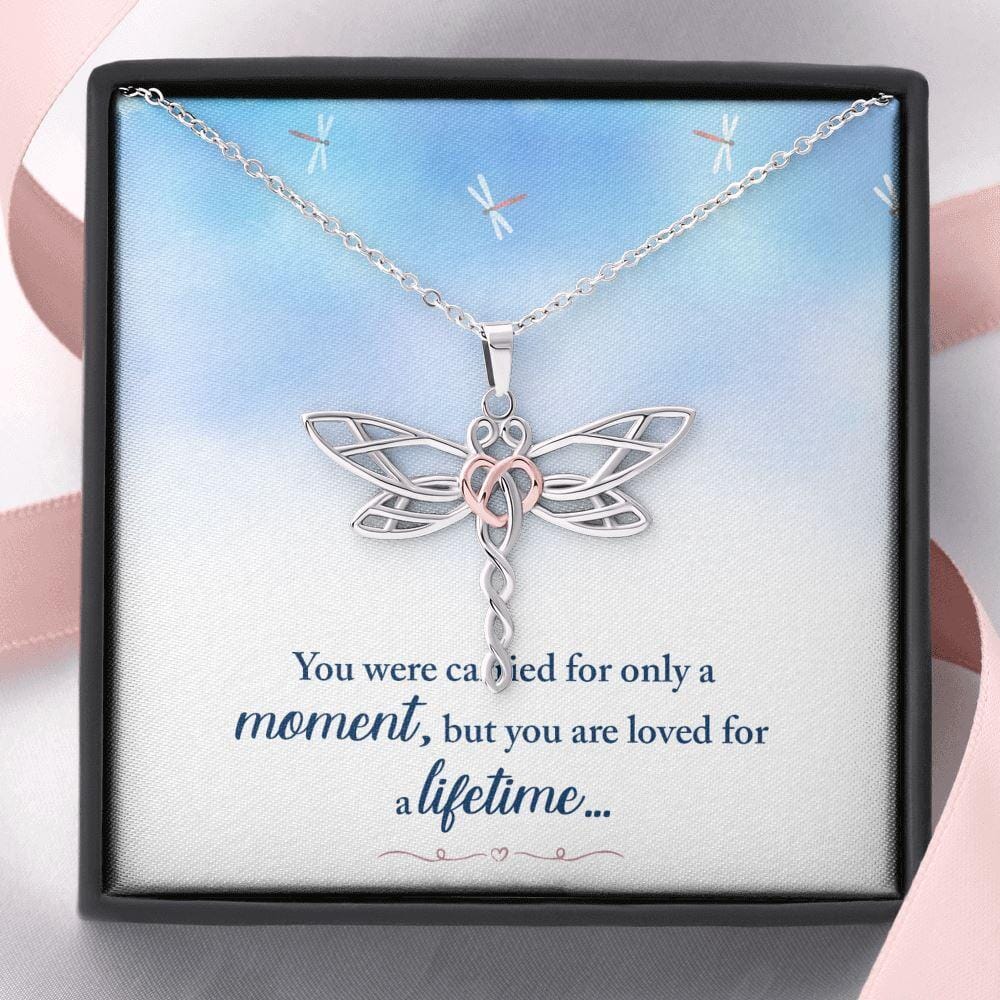 To My Daughter - Loved For A Lifetime - Dragonfly Necklace - Celeste Jewel
