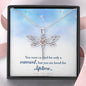 To My Daughter - Loved For A Lifetime - Dragonfly Necklace - Celeste Jewel