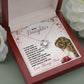 To My Daughter - Make Me Proud - Love Knot Necklace - Celeste Jewel