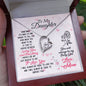To My Daughter - My Baby Girl - Eternal Love Necklace - Celeste Jewel