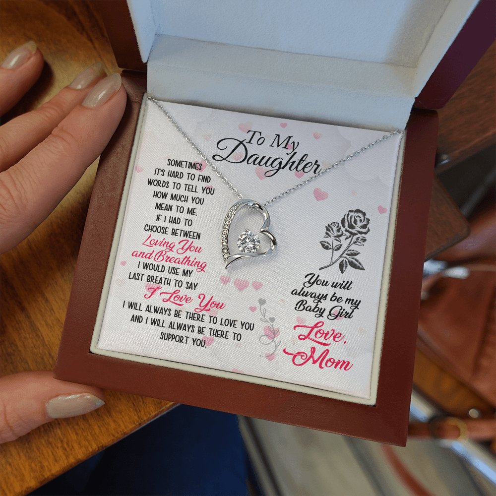 To My Daughter - My Baby Girl - Eternal Love Necklace - Celeste Jewel