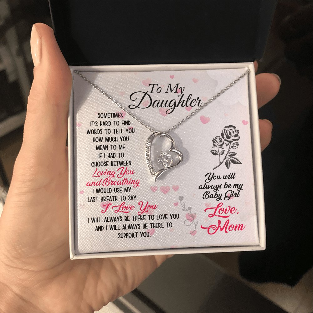 To My Daughter - My Baby Girl - Eternal Love Necklace - Celeste Jewel