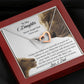 To My Daughter - Never Forget That I Love You - Interlocking Hearts Necklace (Duplicate) - Celeste Jewel