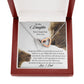 To My Daughter - Never Forget That I Love You - Interlocking Hearts Necklace (Duplicate) - Celeste Jewel